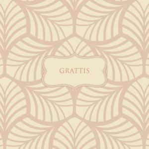 Kort "Grattis"