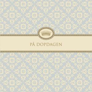 Kort "På Dopdagen"(ljusblå)