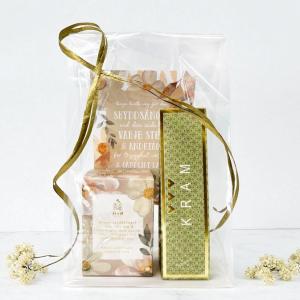 Presentset Skyddsängel i cellofan (Chokladpraliner